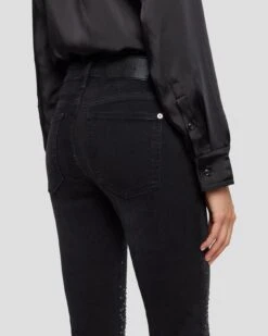 7 For All Mankind Tailorless Crystal Bootcut In Black Iris 12 7 For All Mankind Tailorless Crystal Bootcut In Black Iris -Mod Cloth Store 7U073216 BI2 5