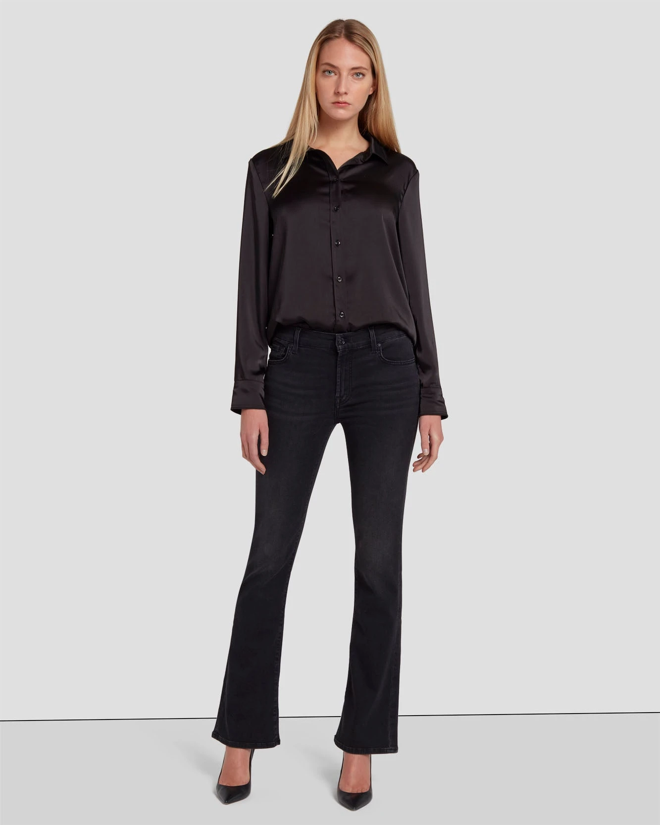 7 For All Mankind Tailorless B(air) Bootcut In Truthful 3 7 For All Mankind Tailorless B(air) Bootcut In Truthful