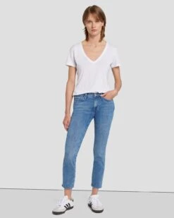 7 For All Mankind Left Hand Roxanne Ankle In Vive -Mod Cloth Store 7U080062 VV1 5