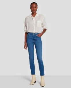 7 For All Mankind No Filter Ultra High Rise Ankle Skinny In Mazete 13 7 For All Mankind No Filter Ultra High Rise Ankle Skinny In Mazete -Mod Cloth Store 7U102650 MZ1 6