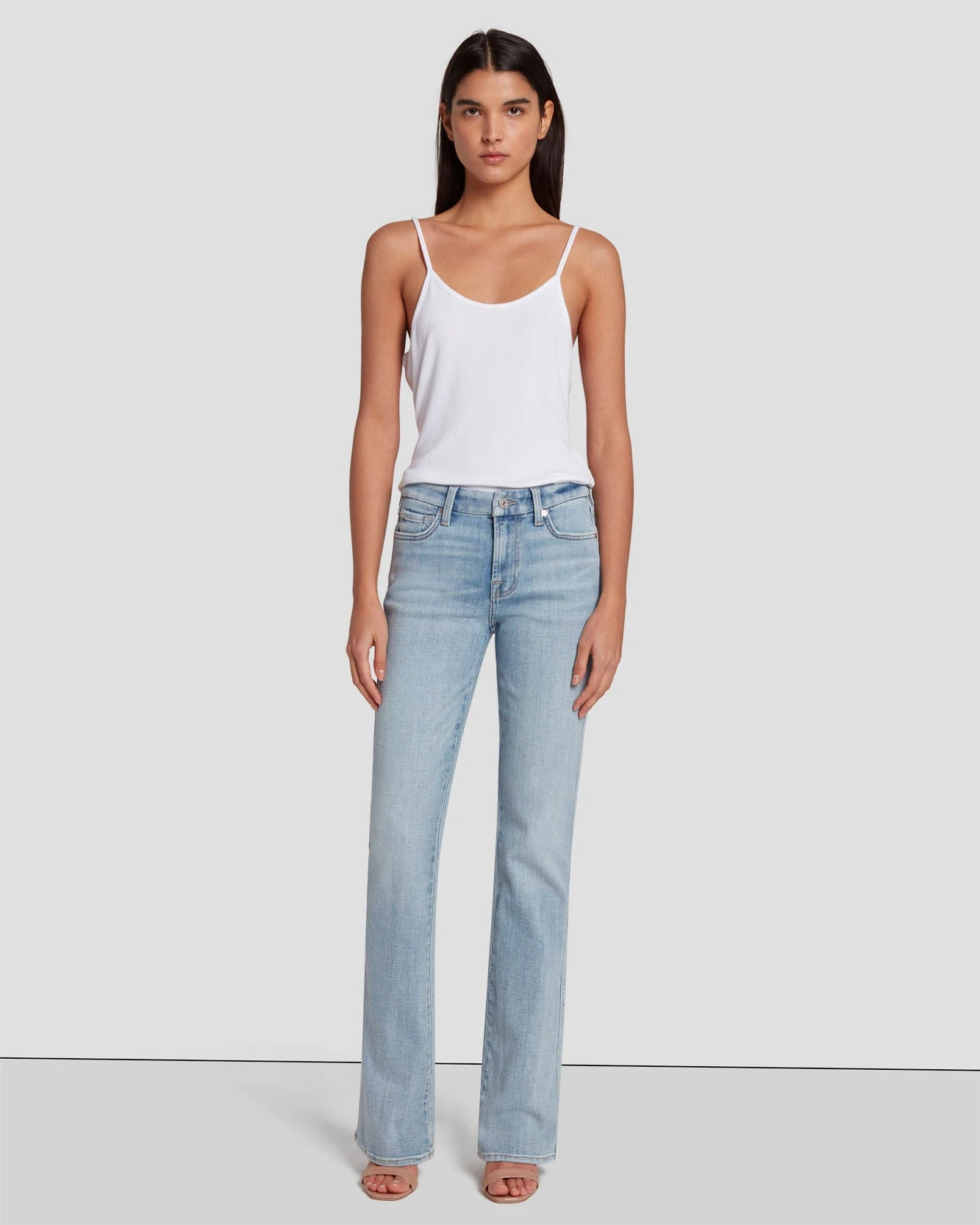 7 For All Mankind Broken Twill Kimmie Bootcut In Coco Prive 3 7 For All Mankind Broken Twill Kimmie Bootcut In Coco Prive