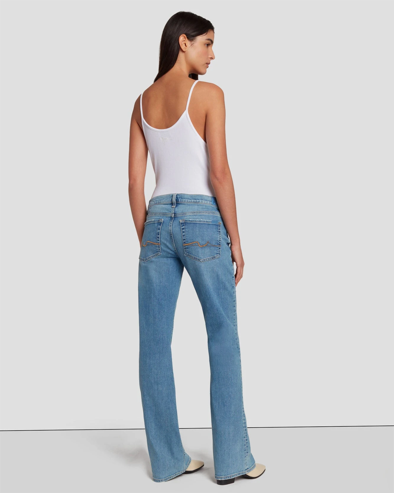 7 For All Mankind Original Bootcut In Summer Fig 6 7 For All Mankind Original Bootcut In Summer Fig - Image 4