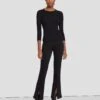 7 For All Mankind Slim Illusion Kimmie Straight In Black 2 7 For All Mankind Slim Illusion Kimmie Straight In Black -Mod Cloth Store 7U343526 SIB 0483 M