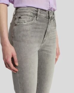 7 For All Mankind Luxe Vintage High Waist Slim Kick In Imprint -Mod Cloth Store 7U352711 IM2 3