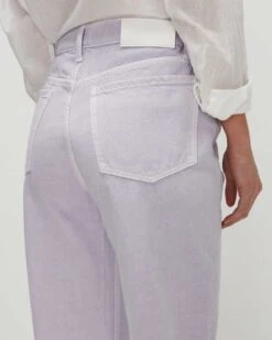 7 For All Mankind Easy Straight Ankle With Cut Hem In Lavender 8 7 For All Mankind Easy Straight Ankle With Cut Hem In Lavender -Mod Cloth Store 7U408795 LAV 03