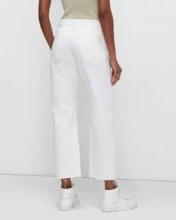 7 For All Mankind Easy Straight With Embroidery In Chamomile Destroy -Mod Cloth Store 7U409795 CHM 03