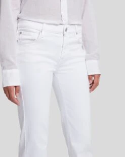 7 For All Mankind Slim Illusion Tailorless Dojo In Luxe White -Mod Cloth Store 7U470399 SMW 3