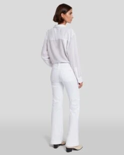 7 For All Mankind Slim Illusion Tailorless Dojo In Luxe White -Mod Cloth Store 7U470399 SMW 4