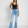 7 For All Mankind No Filter Ultra High Rise Skinny Flare In Merton -Mod Cloth Store 7U525650 ME3 1