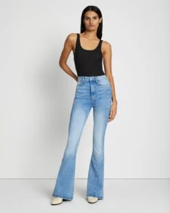 7 For All Mankind No Filter Ultra High Rise Skinny Flare In Merton