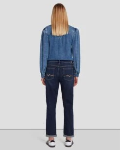 7 For All Mankind Broken Twill Josefina In Calix 10 7 For All Mankind Broken Twill Josefina In Calix -Mod Cloth Store 7U646067 CLX 4