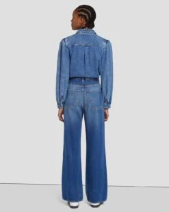 7 For All Mankind MANKIND Kate Modern Straight In Slate 11 7 For All Mankind MANKIND Kate Modern Straight In Slate -Mod Cloth Store 7U650555 SLA 4