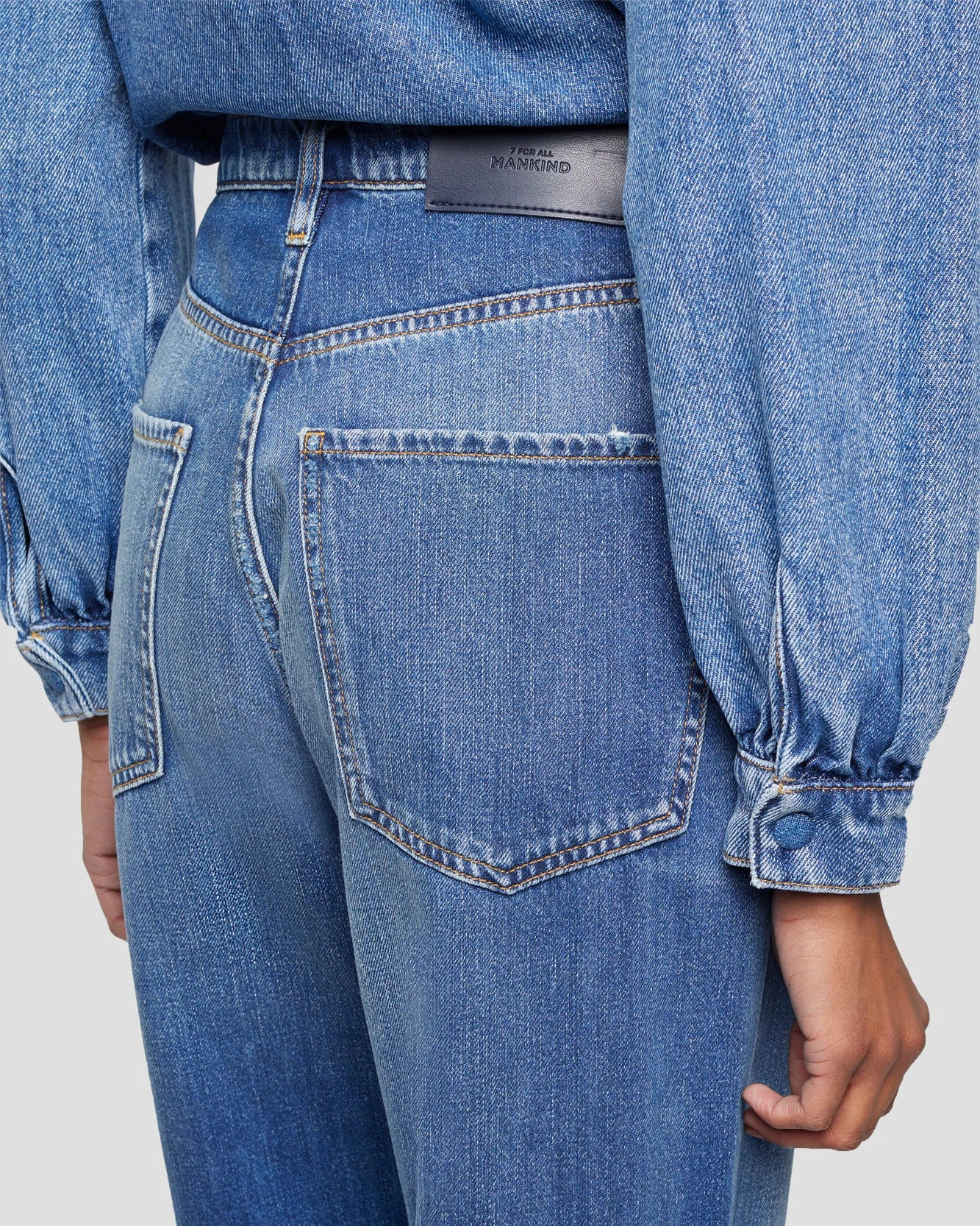 7 For All Mankind MANKIND Kate Modern Straight In Slate 7 7 For All Mankind MANKIND Kate Modern Straight In Slate - Image 5