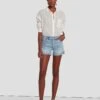 7 For All Mankind Broken Twill Mid Roll Short In Coco Prive -Mod Cloth Store 7U702067 CP2 1