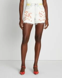 7 For All Mankind Ruby Easy Short In Bleach Out