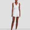 7 For All Mankind Pocket Dress In Brilliant White -Mod Cloth Store 7U897672 BW4 1
