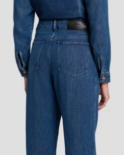 7 For All Mankind Western Denim Jumpsuit In Dolly 12 7 For All Mankind Western Denim Jumpsuit In Dolly -Mod Cloth Store 7U949C86 DOY 5