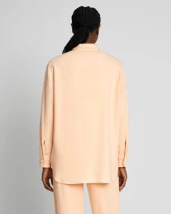 7 For All Mankind Denim Lustre Classic Button Up Shirt In Prairie Sunset -Mod Cloth Store 7U952661 PS4 4