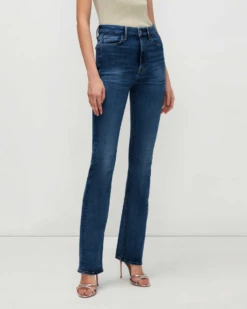 7 For All Mankind No Filter Ultra High Rise Skinny Boot In Sophie Blue