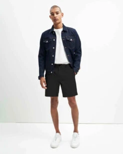 7 For All Mankind Tech Series Short In Black