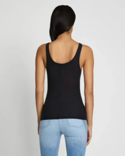 7 For All Mankind Basic Scoop Tank In Jet Set 9 7 For All Mankind Basic Scoop Tank In Jet Set -Mod Cloth Store 7n308c43 jet 4 edit