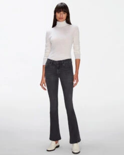 7 For All Mankind Tailorless Bootcut In Dark Grey