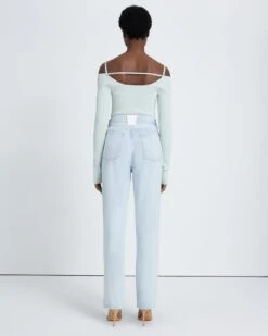 7 For All Mankind Denim Lustre Easy Straight In Isadora -Mod Cloth Store 7u514561 isa 4