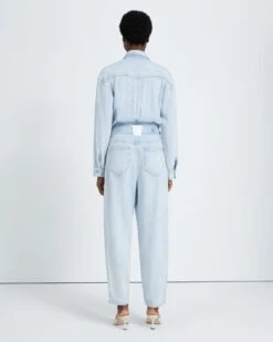 7 For All Mankind Denim Lustre Balloon Sleeve Jumpsuit In Isadora -Mod Cloth Store 7u876561 isa 4