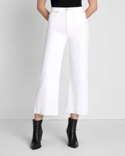 7 For All Mankind Luxe Vintage Ultra High Rise Cropped Jo In Soleil