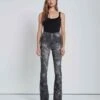 7 For All Mankind Ultra High Rise Skinny Bootcut In Fairytale Floral Black