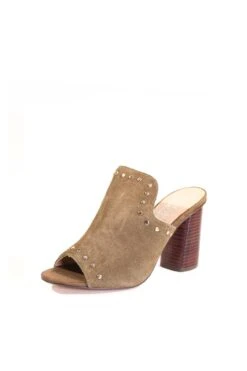 Amore Suede Mules -Mod Cloth Store Amorekhaki3 webp