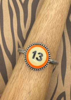 Billiard Ball #13 Cuff Bracelet