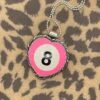 Billiard 8-Ball Pink Heart Pendant -Mod Cloth Store BBPNK840PND PINK 1