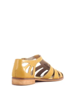 Carina Fisherman Flats -Mod Cloth Store CARINA PU CHELSEACREW MUSTARD 03