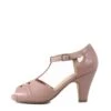 Catherina T-Strap Heels -Mod Cloth Store CATHERINA MAUVE 3 1
