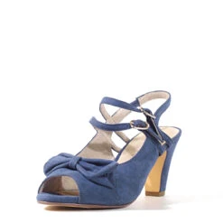 Lady Bow Detail Heels 11 Lady Bow Detail Heels -Mod Cloth Store CC LADY BLUE 1