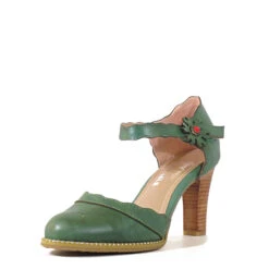 Darcey Retro Heels -Mod Cloth Store DARCEY GREEN 1 9c1d130a 2851 452f 827c c62dcf27a8dc
