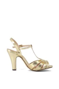 Diana Sparkly T-Strap Heels -Mod Cloth Store DIANA GOLD 1 1