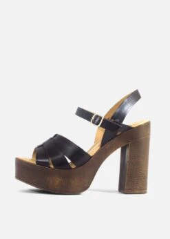 Hollie Wooden Platform Heels -Mod Cloth Store HOLLIE LEA CCBL BLACK 02 23b143ce 1e8a 41d1 bcc3 f39eddf06ff6