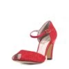 Lulu Lace Heels -Mod Cloth Store LULU FABRIC CHELSEACREW RED 01 2100ac37 08c9 473b 922c 488d54f73df6