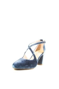 Oren Velvet Mary Jane Heels -Mod Cloth Store OREN VELV CHELSEACREW BLUE 01 f8f93a3c ea81 44ed bb52 cc2473a568e7