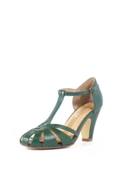 Sergi T-Strap Heels -Mod Cloth Store SERGI GREEN 1 a90f5acb fd2a 4edb 9725 8964ce58e77a