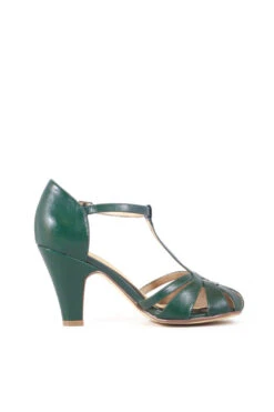 Sergi T-Strap Heels -Mod Cloth Store SERGI GREEN 3 cbb7521e 726c 49ca b6ec d1521889901b