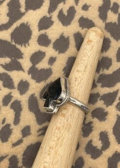 Ace Of Spades Black Onyx Ring -Mod Cloth Store SPDBLK44RNG BLACK 2