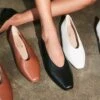 Slick Ballet Flats