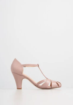 Chelsea Crew There Chic Goes T-Strap Heel In Mauve -Mod Cloth Store a4bce7a92759b4da33b3c1d0392c3210