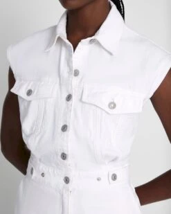 7 For All Mankind Denim Lustre Sleeveless Balloon Jumpsuit In Brilliant White 8 7 For All Mankind Denim Lustre Sleeveless Balloon Jumpsuit In Brilliant White -Mod Cloth Store ac50f4c53396c4491789a4459274eb1b