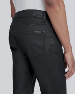 7 For All Mankind Coated Slimmy Tapered In Black -Mod Cloth Store b101c93ec87470aff14839f2dfadf752