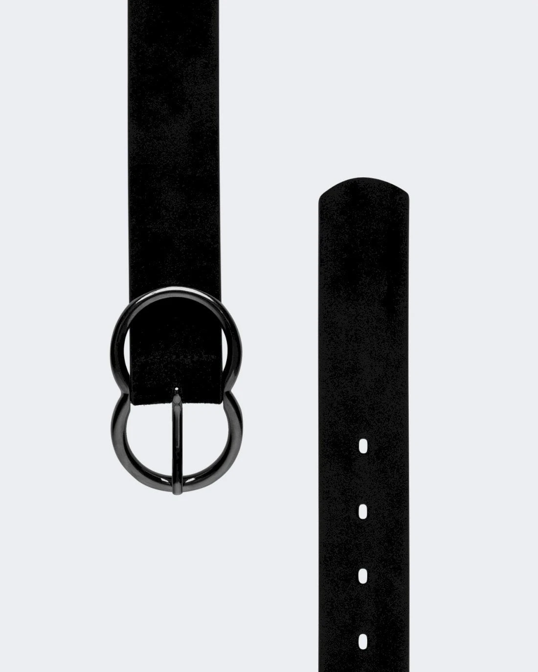 7 For All Mankind Infinity Suede Belt In Black 5 7 For All Mankind Infinity Suede Belt In Black - Image 3