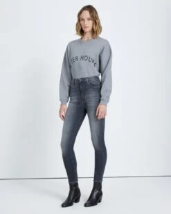 7 For All Mankind B(air) High Waist Ankle Skinny In Grey -Mod Cloth Store c33717b97020200f8f37d9b6ee3f4166
